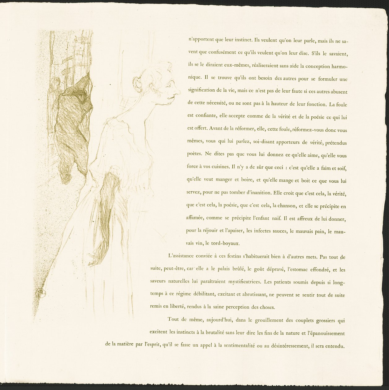 Yvette Guilbert av Henri de Toulouse-Lautrec