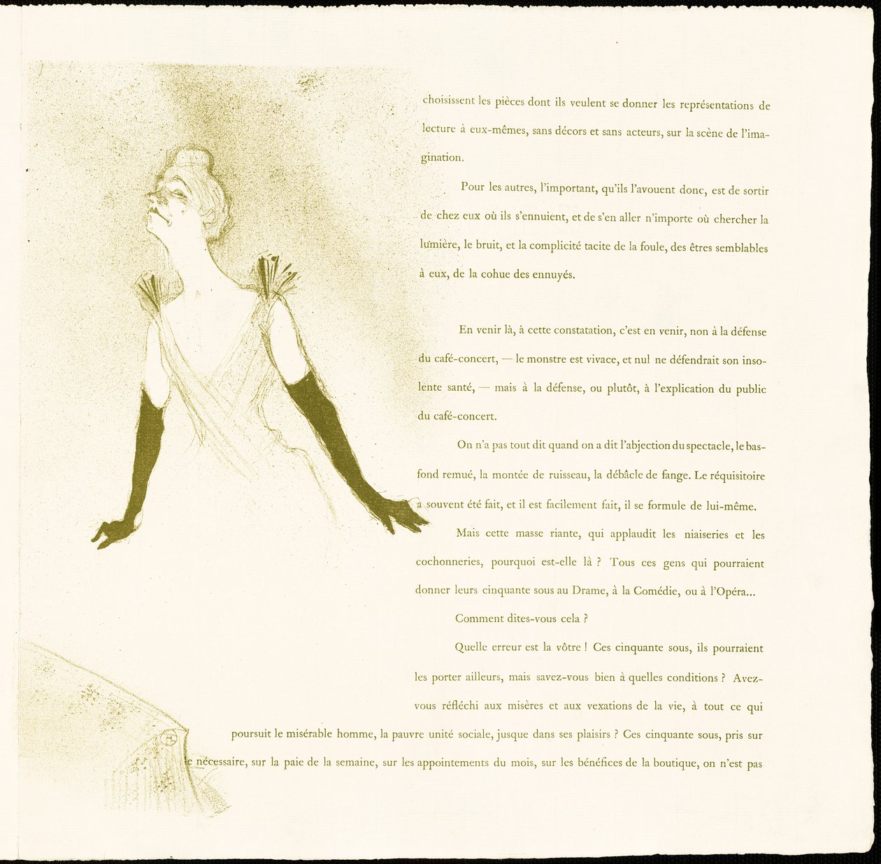 Yvette Guilbert av Henri de Toulouse-Lautrec