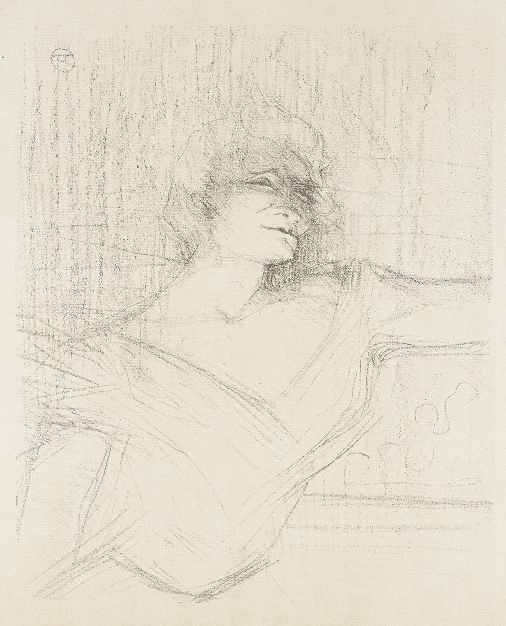 Yvette Guilbert, I klistret av Henri de Toulouse-Lautrec