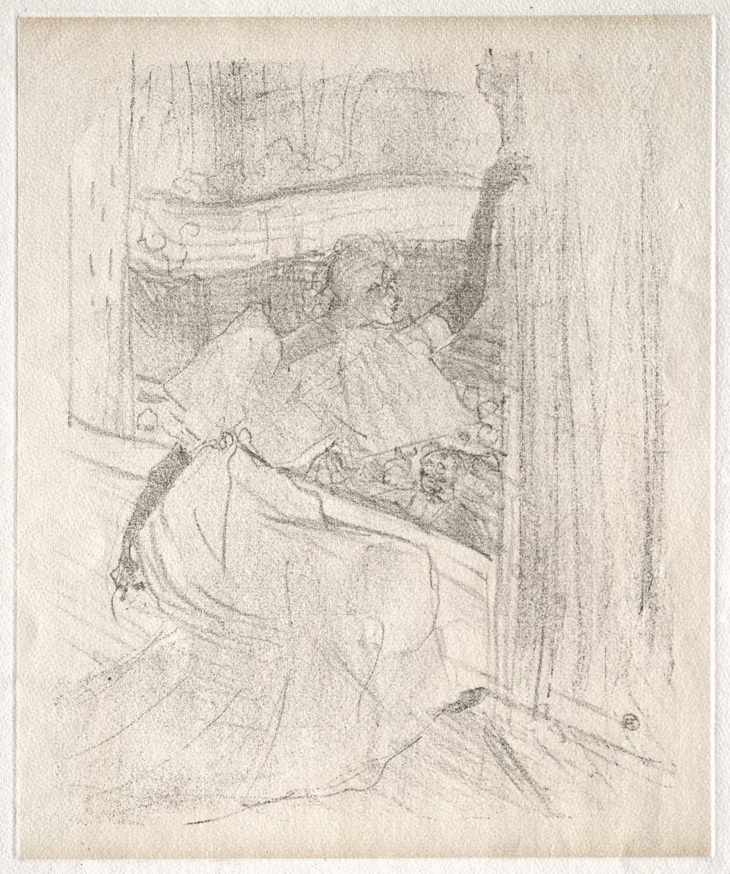 Yvette Guilbert: Hälsar publiken av Henri de Toulouse-Lautrec