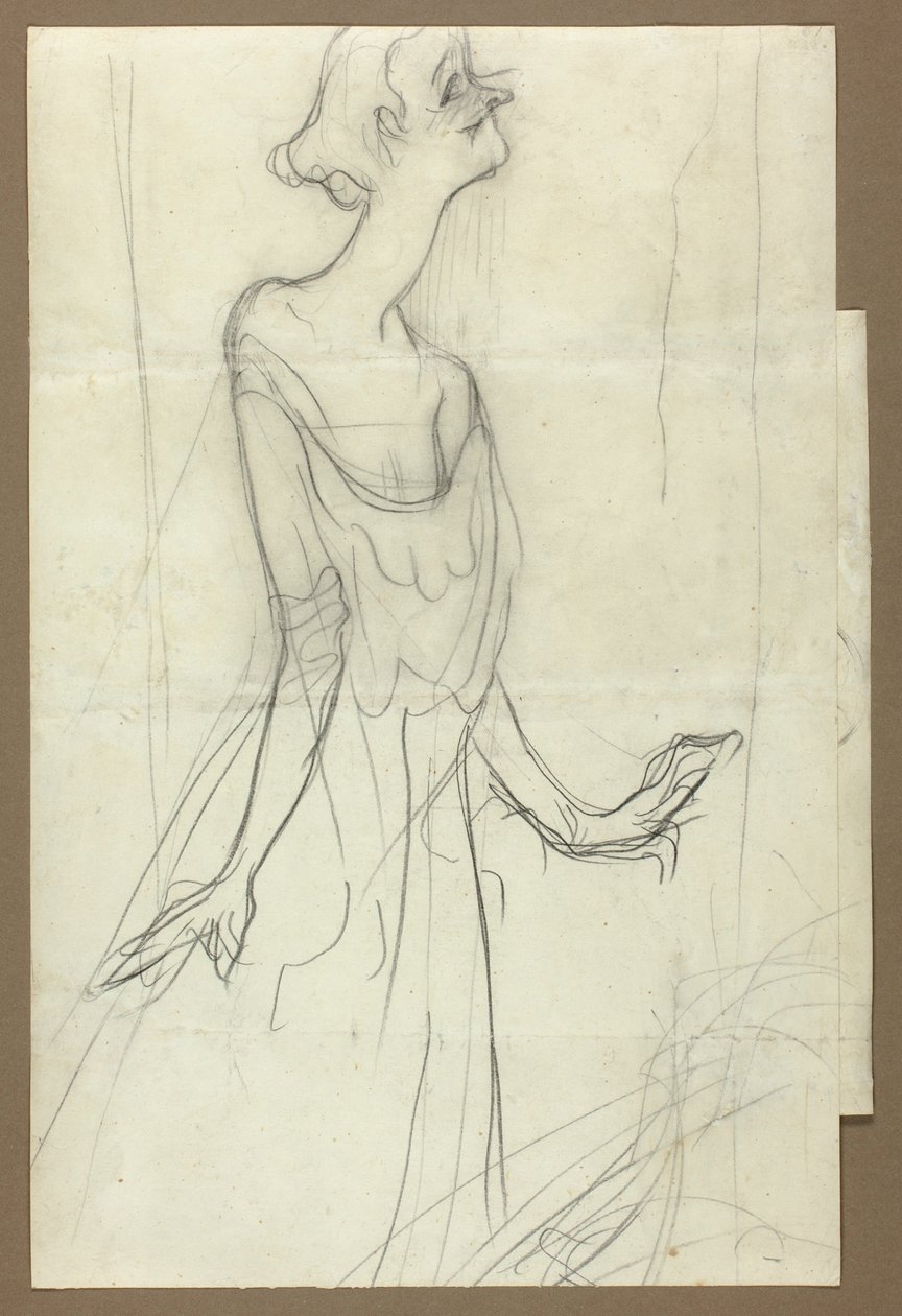 Yvette Guilbert Sång av Henri de Toulouse-Lautrec