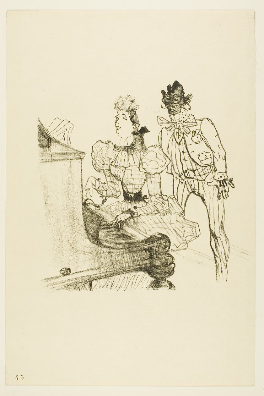 Zamboula-Polka av Henri de Toulouse-Lautrec