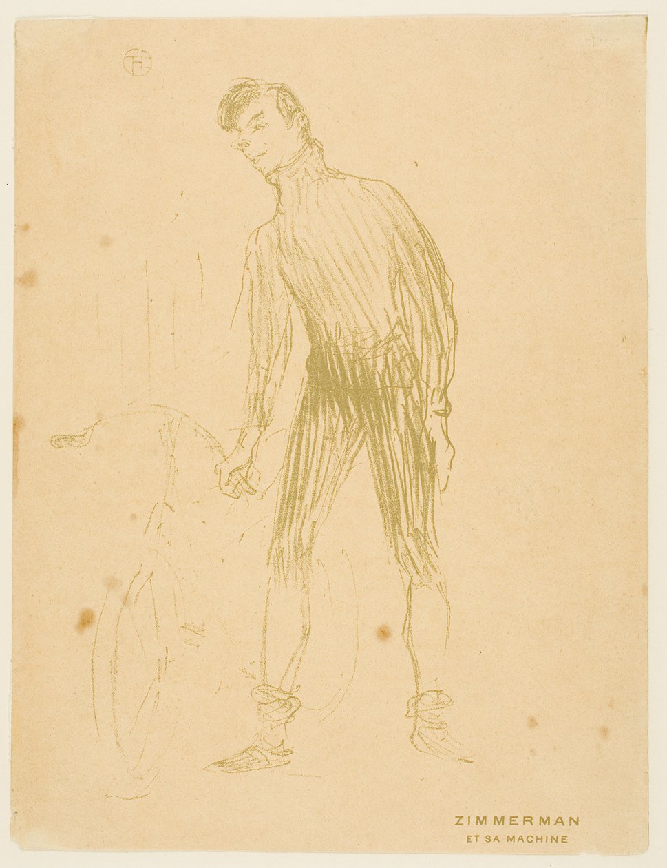Zimmerman och hans maskin av Henri de Toulouse-Lautrec
