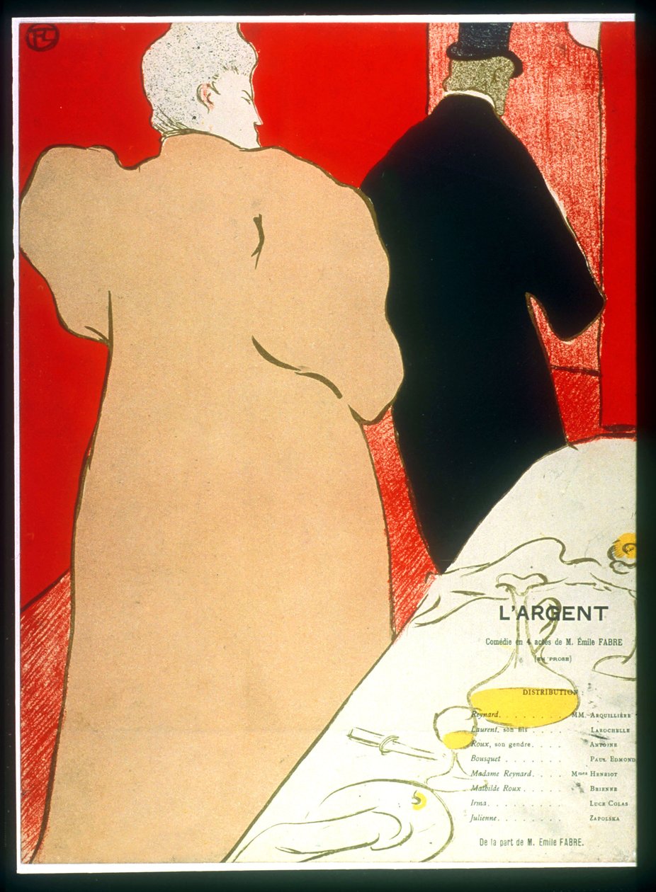 affisch av Toulouse-Lautrec för pjäsen L
