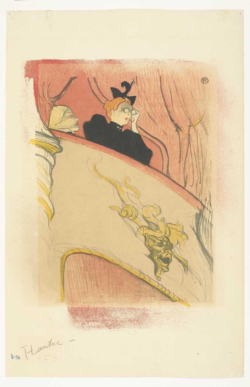 swedish av Henri de Toulouse Lautrec (signed by artist)