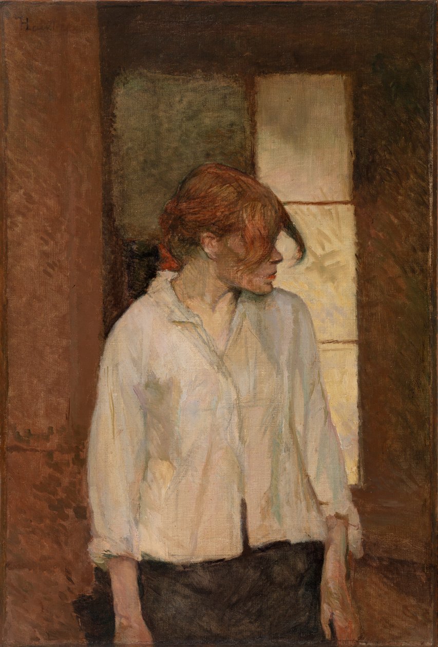 "In Montrouge""–Rosa La Rouge" av Henri de Toulouse Lautrec