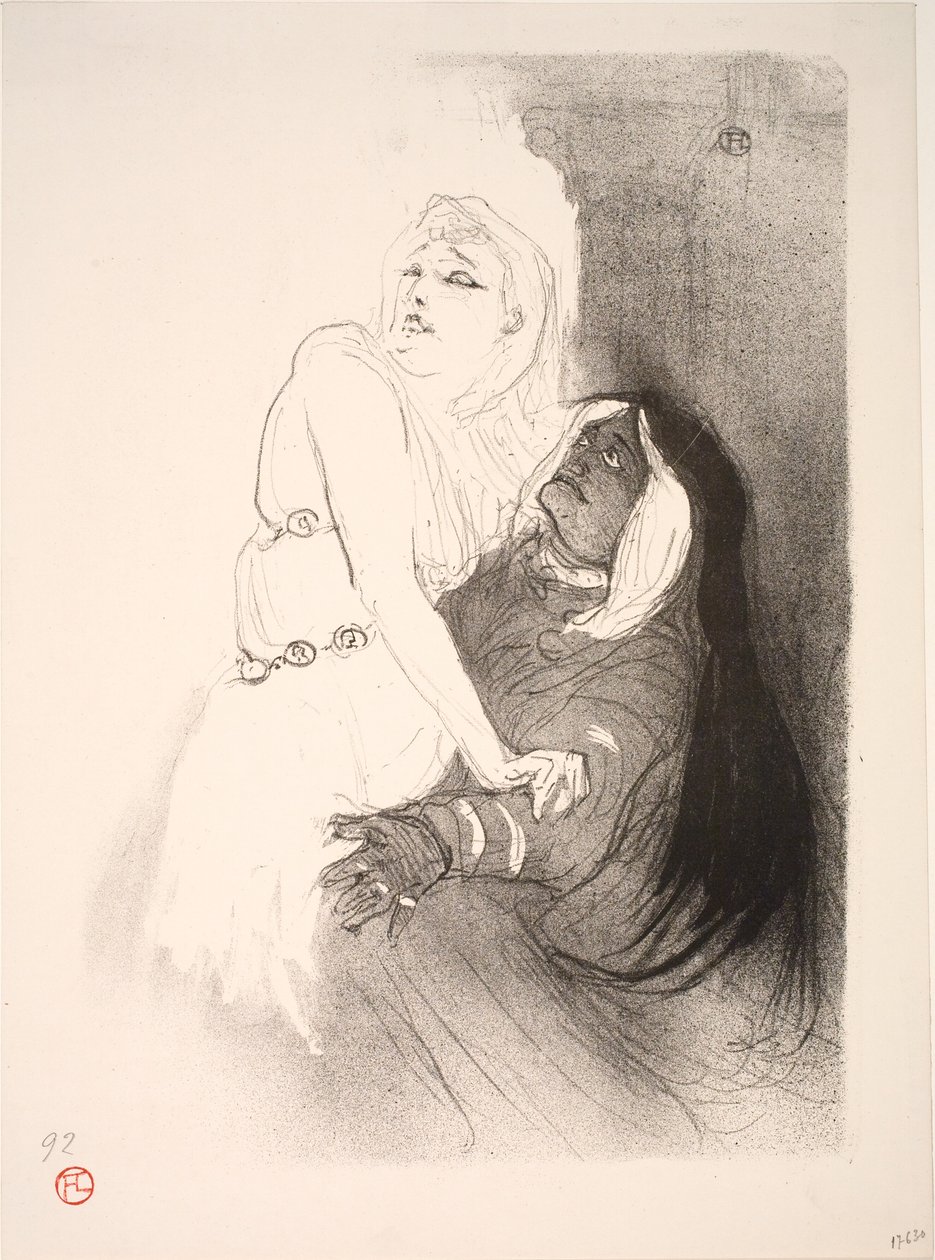 Under renässansen, Sarah Bernhardt i Phèdre av Henri de Toulouse Lautrec