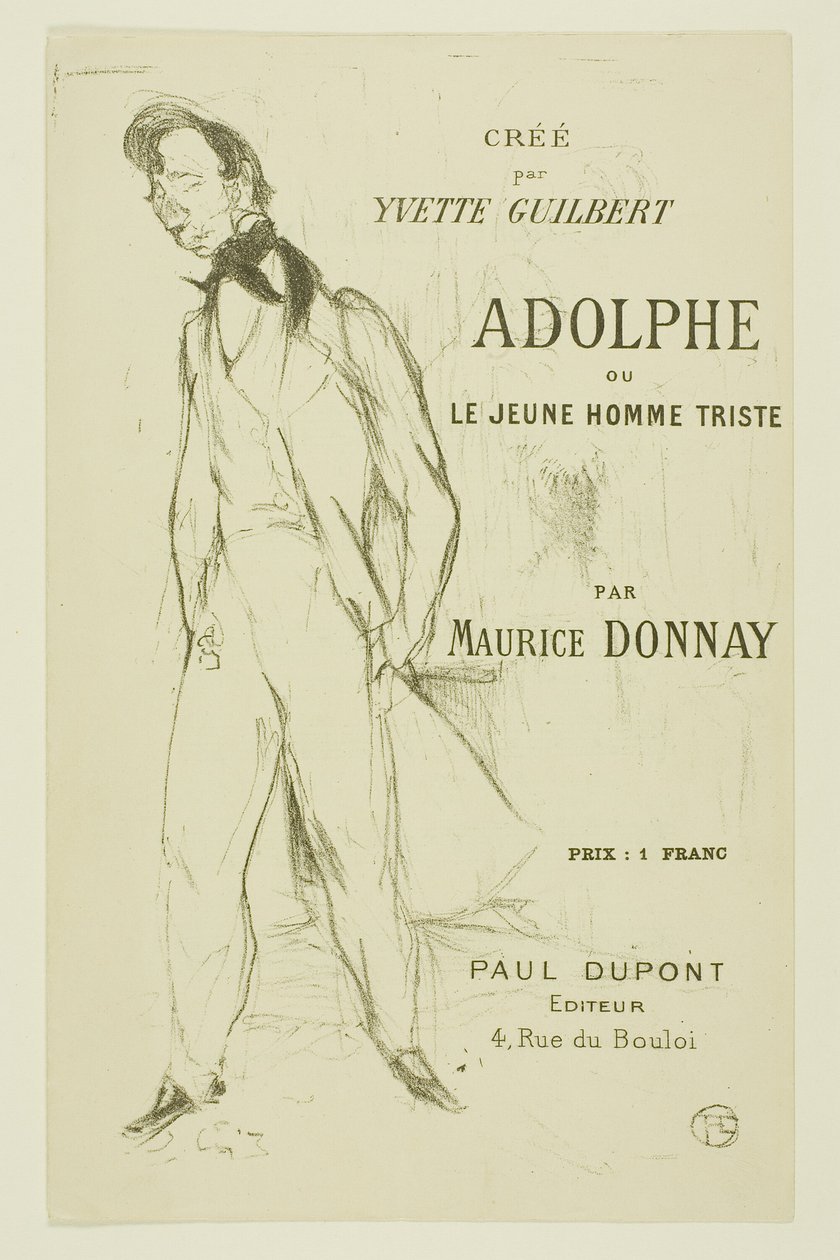Adolphe – Den sorgsna unge mannen av Henri de Toulouse Lautrec