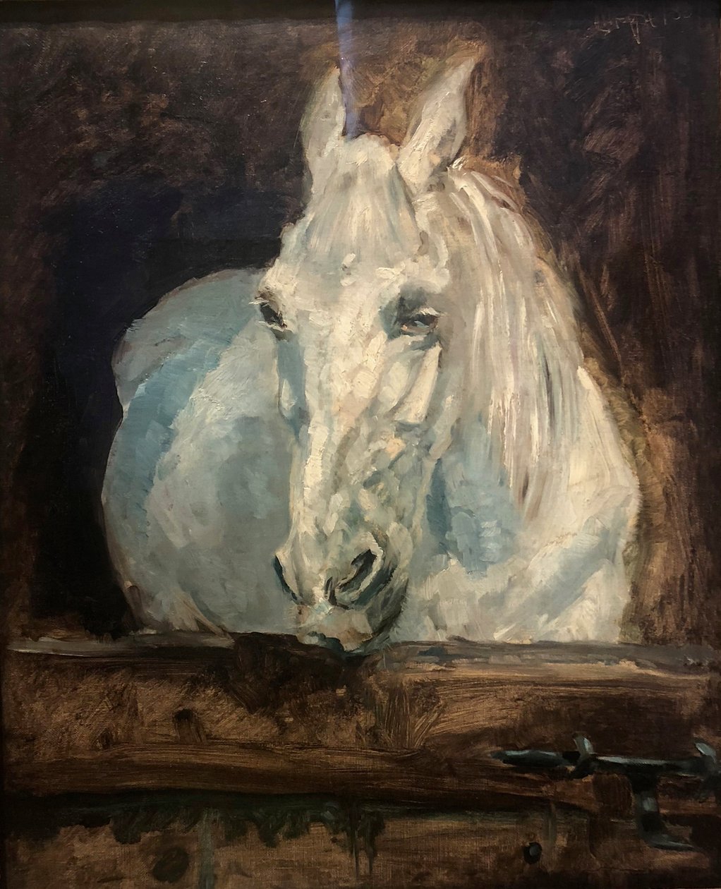 Albertina 2018 Henri de Toulouse-Lautrec Den vita hästen Gasell av Henri de Toulouse Lautrec