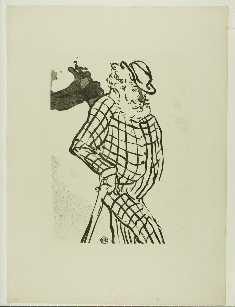 Amerikansk sångerska, från Le Café-Concert av Henri de Toulouse Lautrec