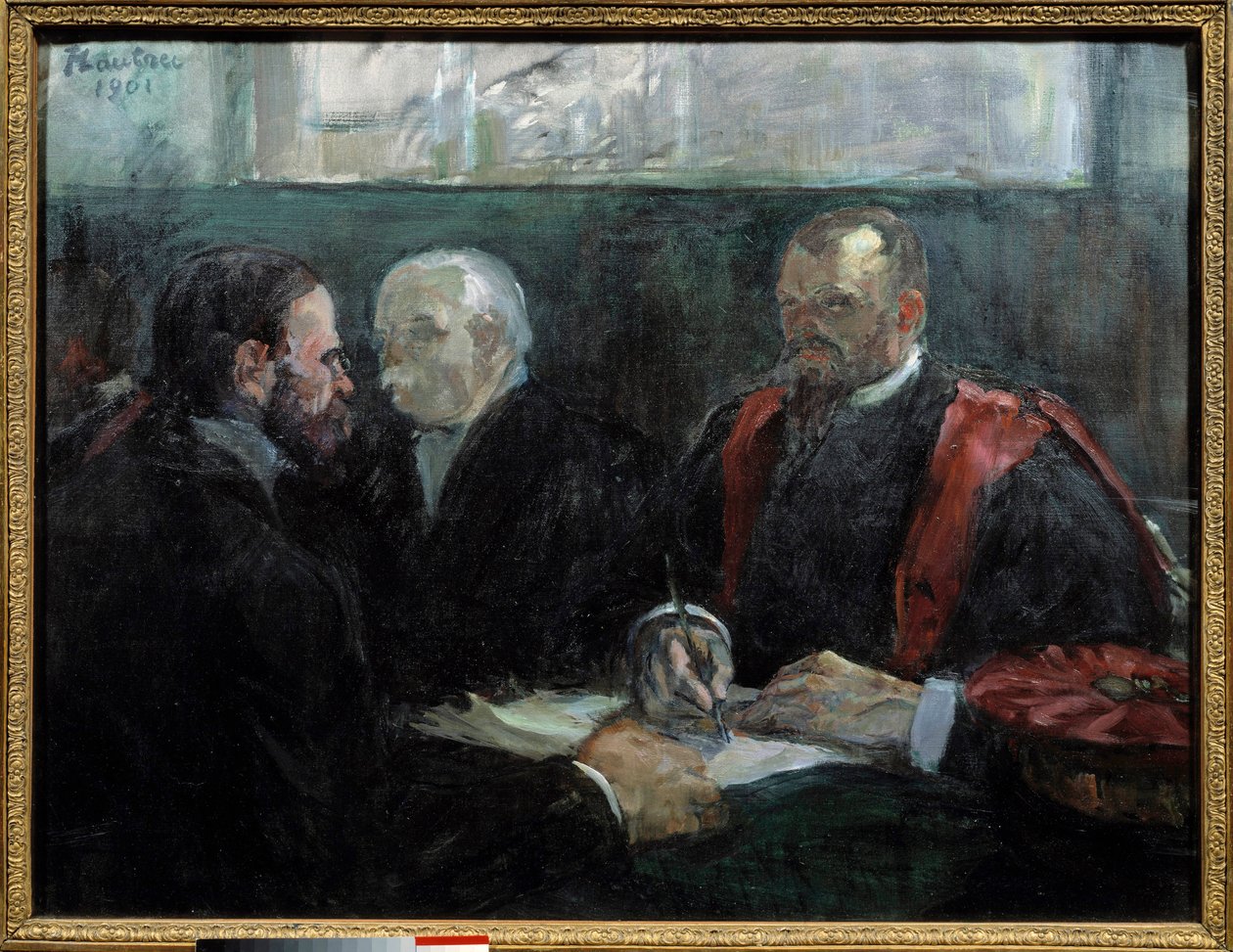 En examen vid den medicinska fakulteten i Paris 1901 Målning av Henri de Toulouse Lautrec (1864-1901) 1901 Sön. 0,65x0,81 m Albi, musée Toulouse Lautrec av Henri de Toulouse Lautrec