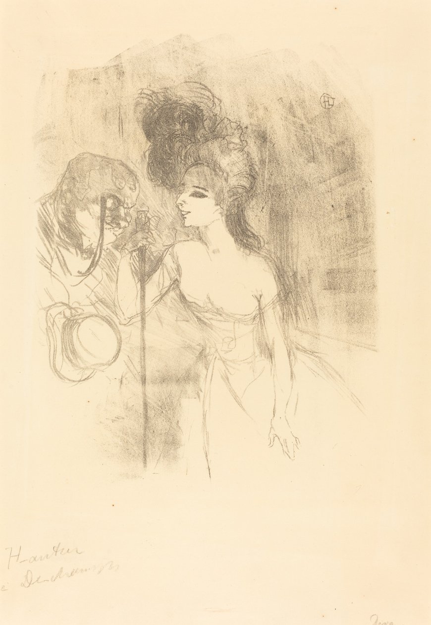Anna Held och Baldy (Anna Held et Baldy) av Henri de Toulouse Lautrec