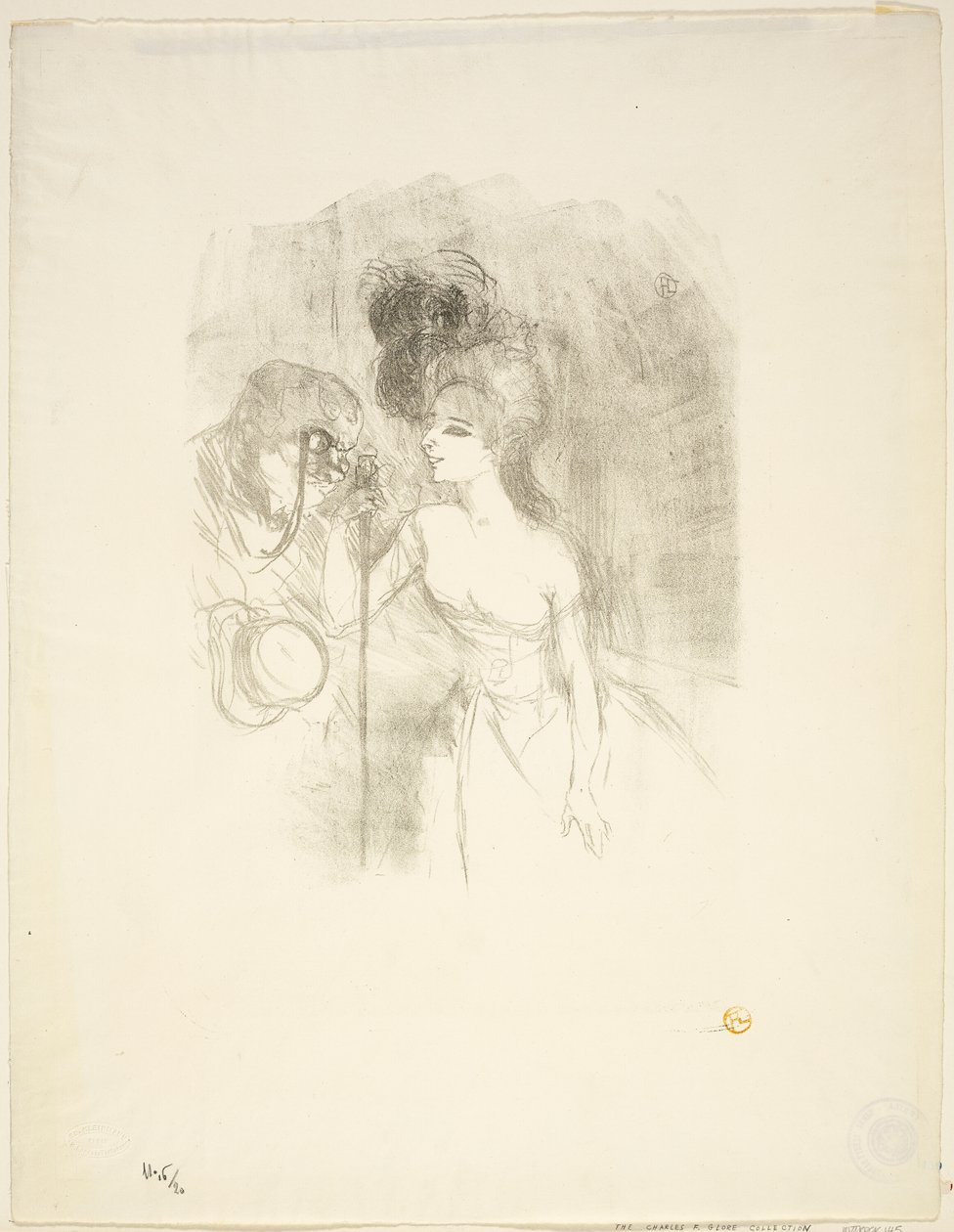 Anna Held och Baldy av Henri de Toulouse-Lautrec