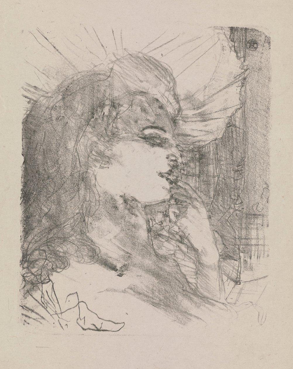Anna Held, från Porträtt d av Henri de Toulouse Lautrec