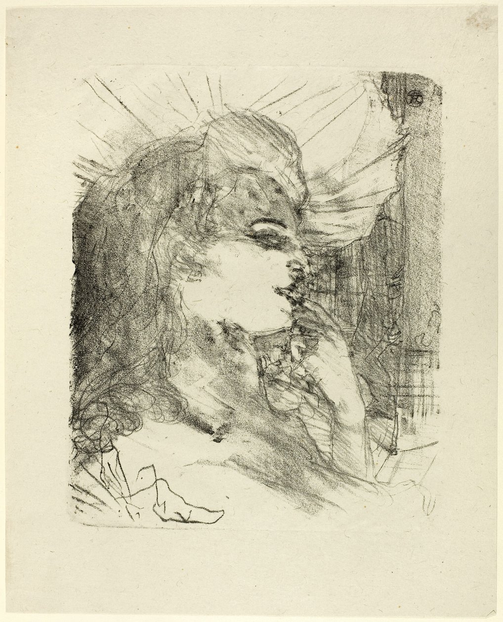 Anna Held, från Treize Lithographies av Henri de Toulouse Lautrec