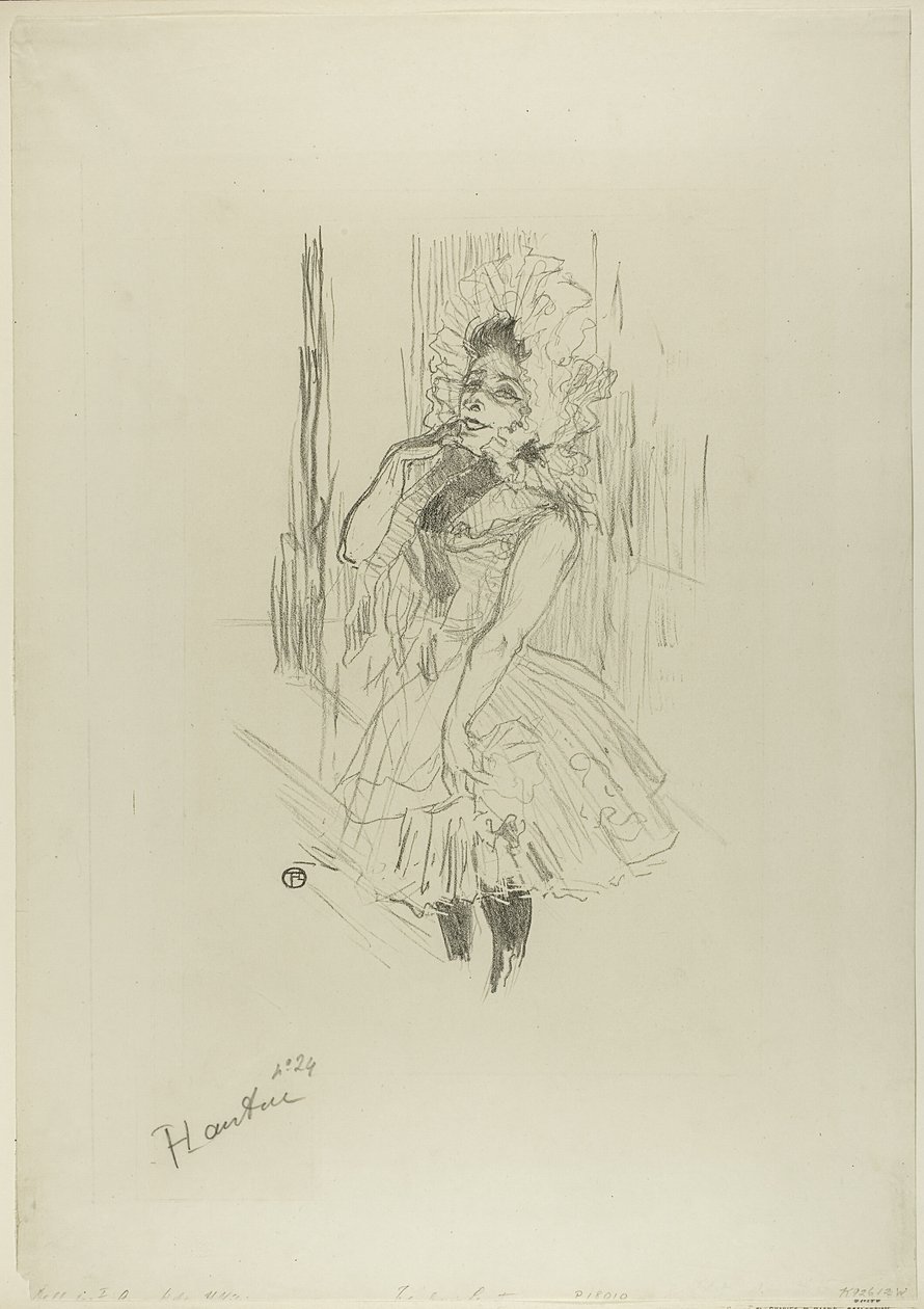 Anna Held, i Alla dessa damer på teatern av Henri de Toulouse Lautrec