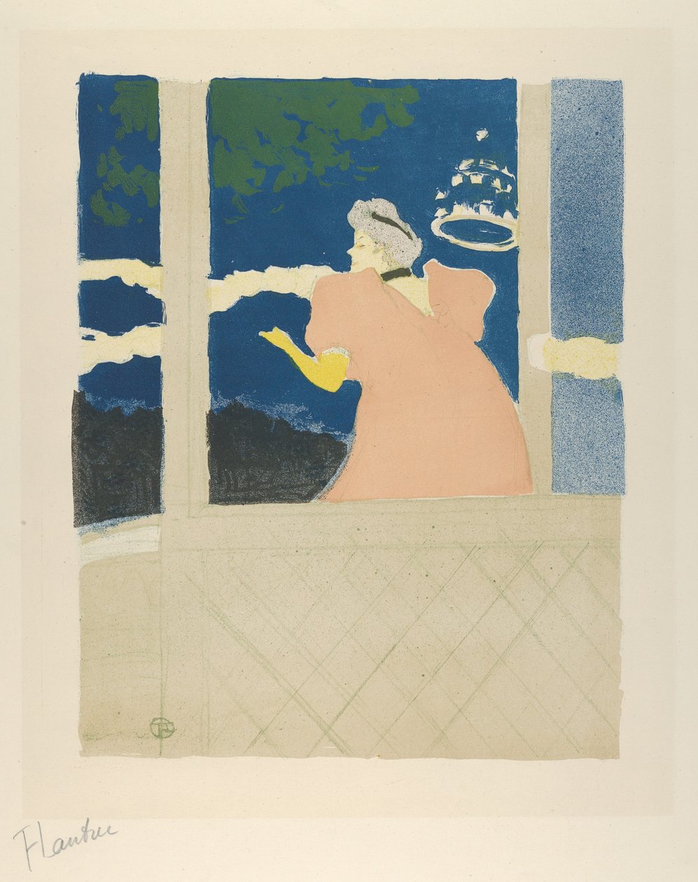 På Les Ambassadeurs Au Café-konsert På Cafékonserten, 1894., 1894. av Henri de Toulouse Lautrec