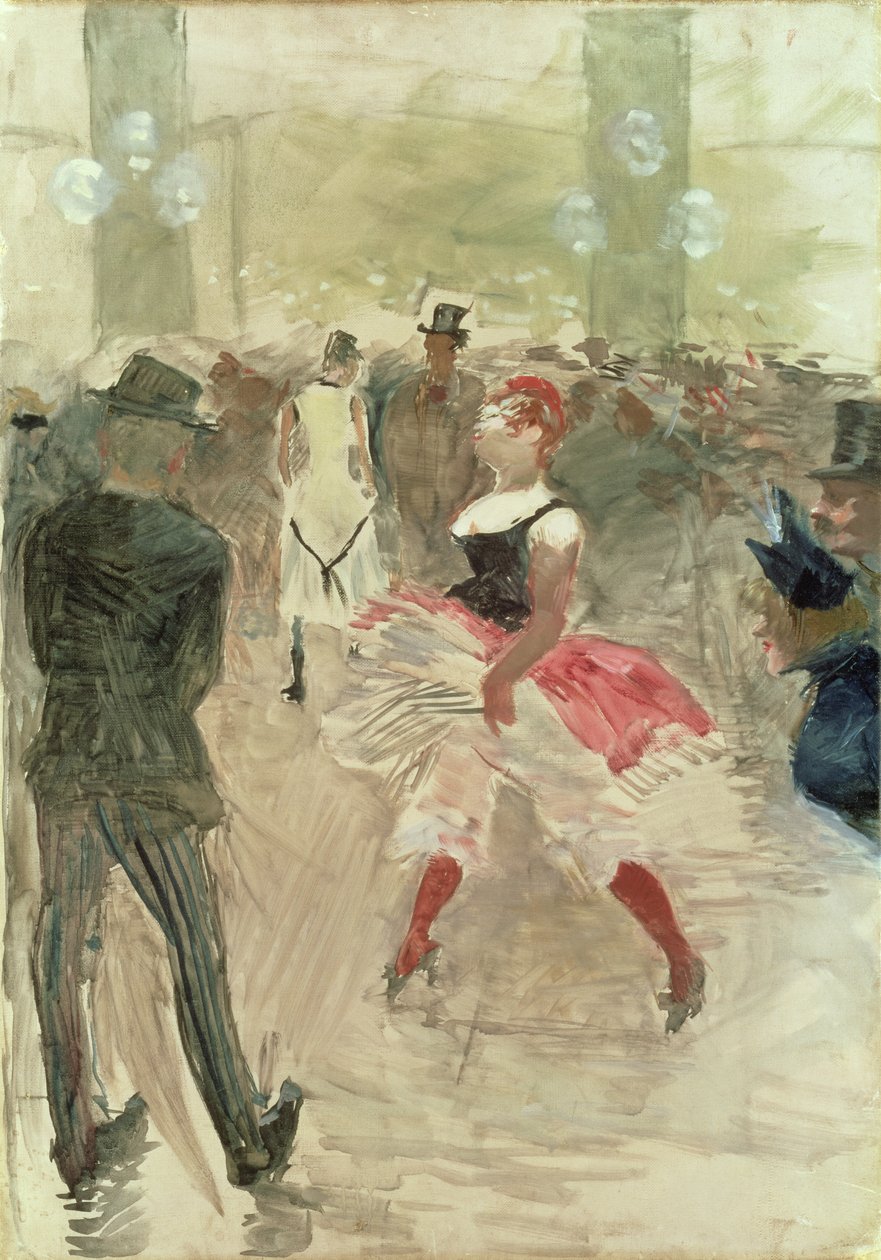 På Elysee, Montmartre, 1888 av Henri de Toulouse Lautrec