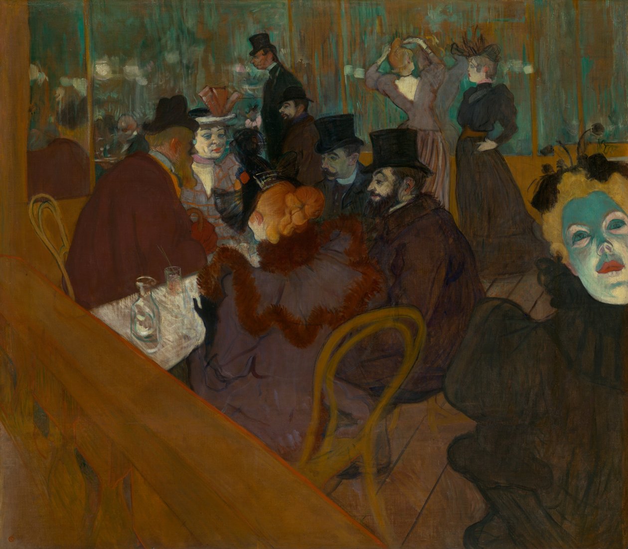 På Moulin Rouge av Henri de Toulouse Lautrec