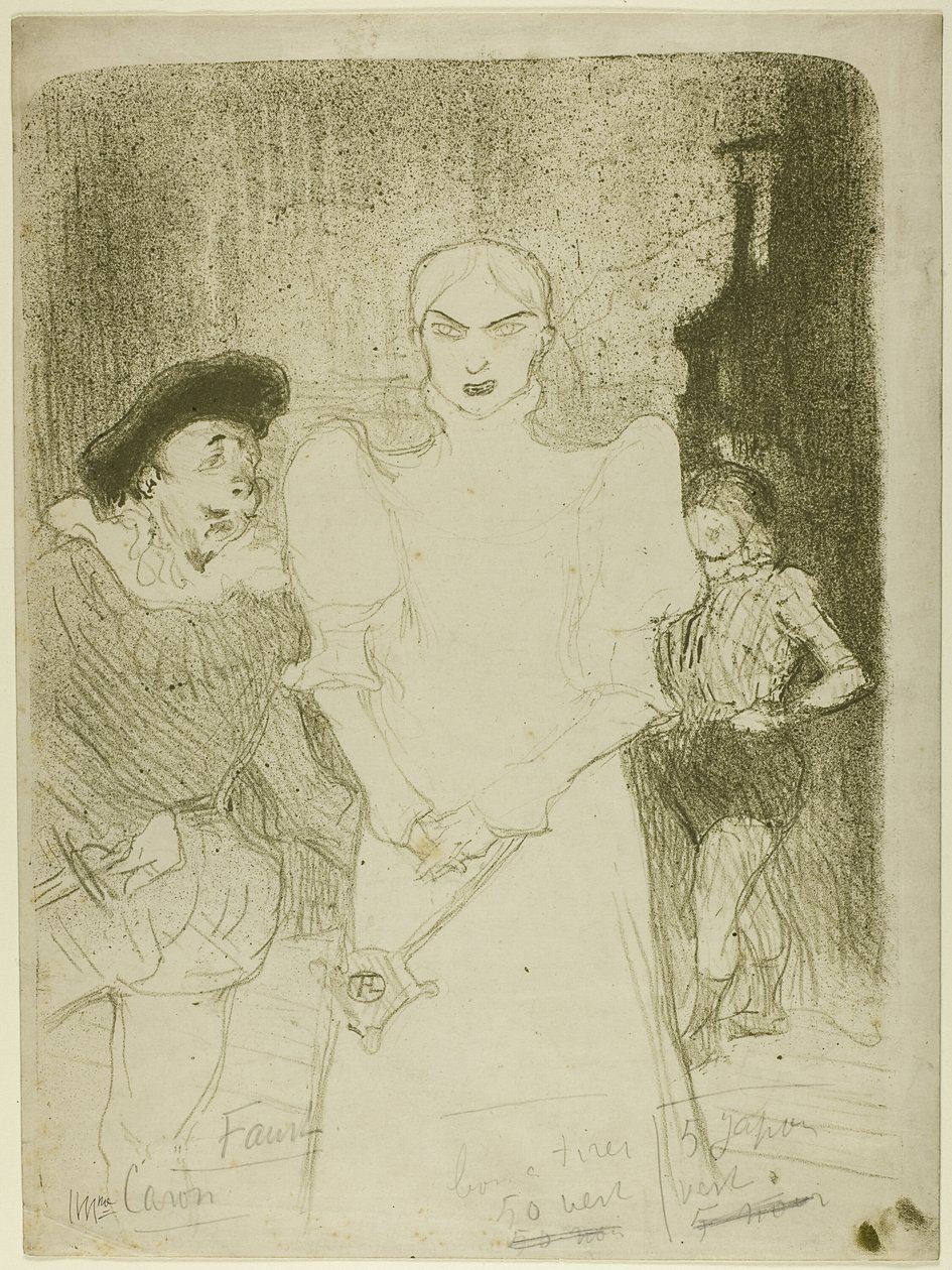 På operan: Madame Caron i Faust av Henri de Toulouse Lautrec
