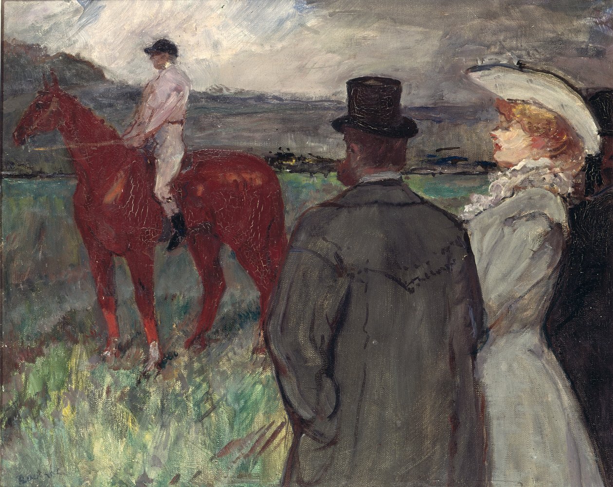 På kapplöpningsbanan av Henri de Toulouse Lautrec