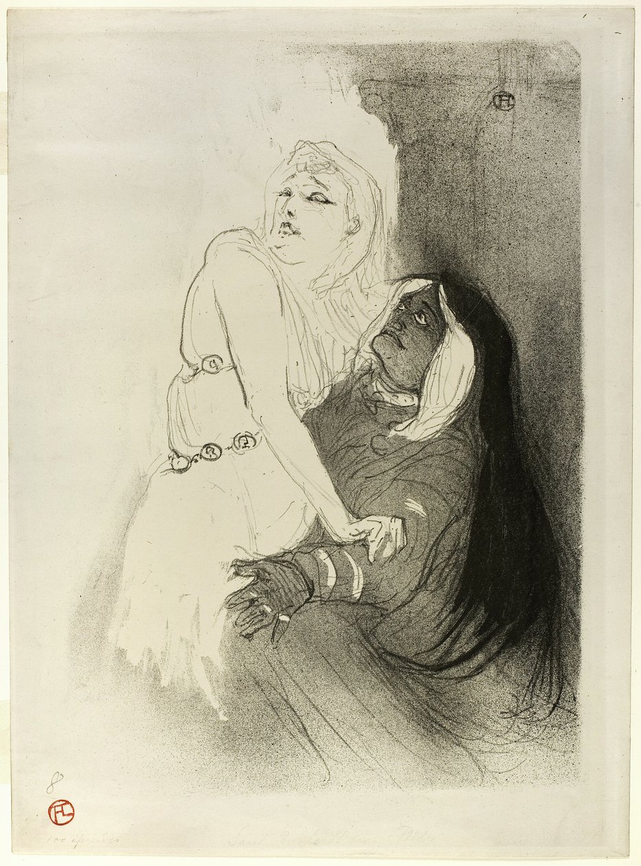 På renässansen: Sarah Bernhardt i Phèdre av Henri de Toulouse Lautrec