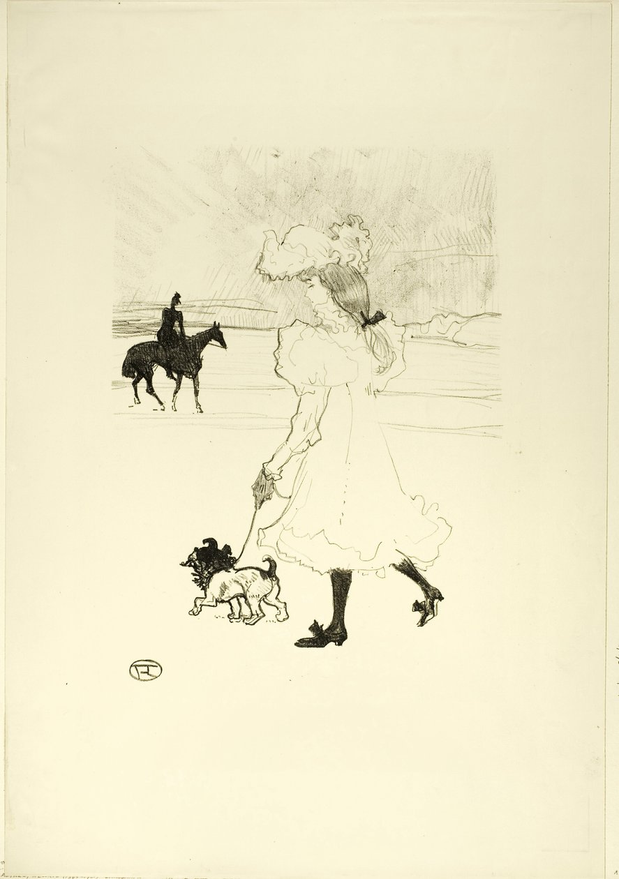 I skogen av Henri de Toulouse-Lautrec