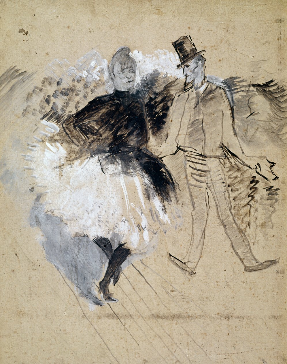 På Moulin de la Galette, La Goulue och Valentin le Desosse