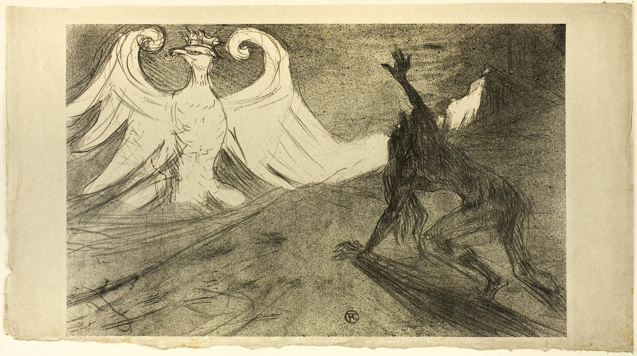Vid foten av Sinai, Rejected Cover av Henri de Toulouse Lautrec