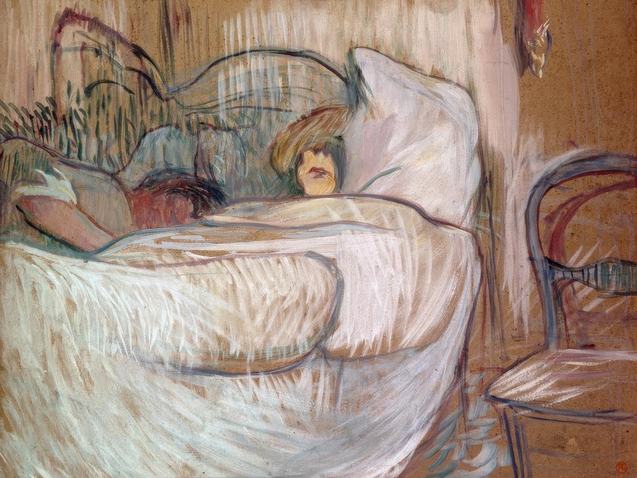 I sängen av Henri de Toulouse Lautrec