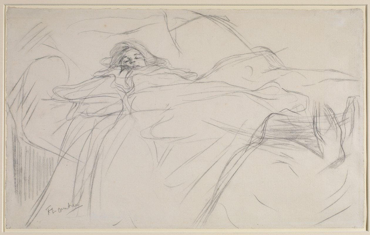 I säng, omkring 1896 av Henri de Toulouse Lautrec