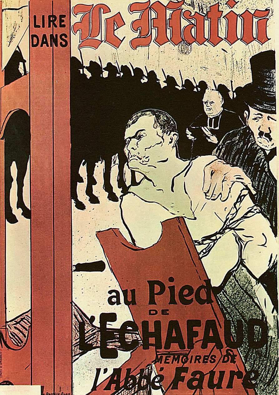 Vid foten av ställningen, 1893. av Henri de Toulouse-Lautrec