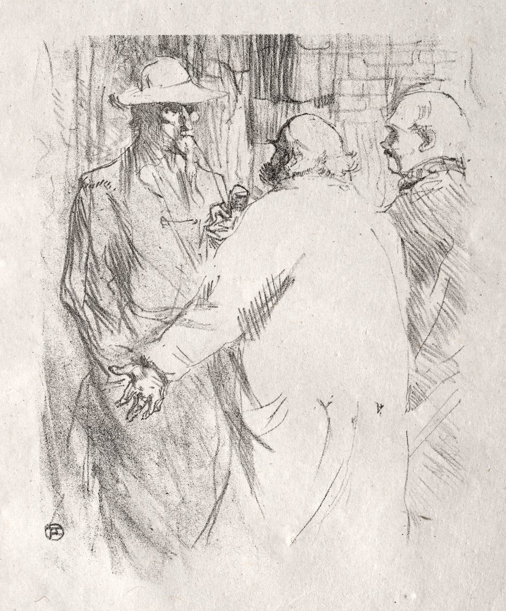 Vid foten av Sinai: Clemenceau till Busk av Henri de Toulouse Lautrec