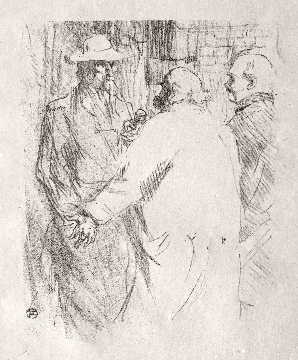 Vid foten av Sinai: Clemenceau till Busk, 1898. av Henri de Toulouse Lautrec