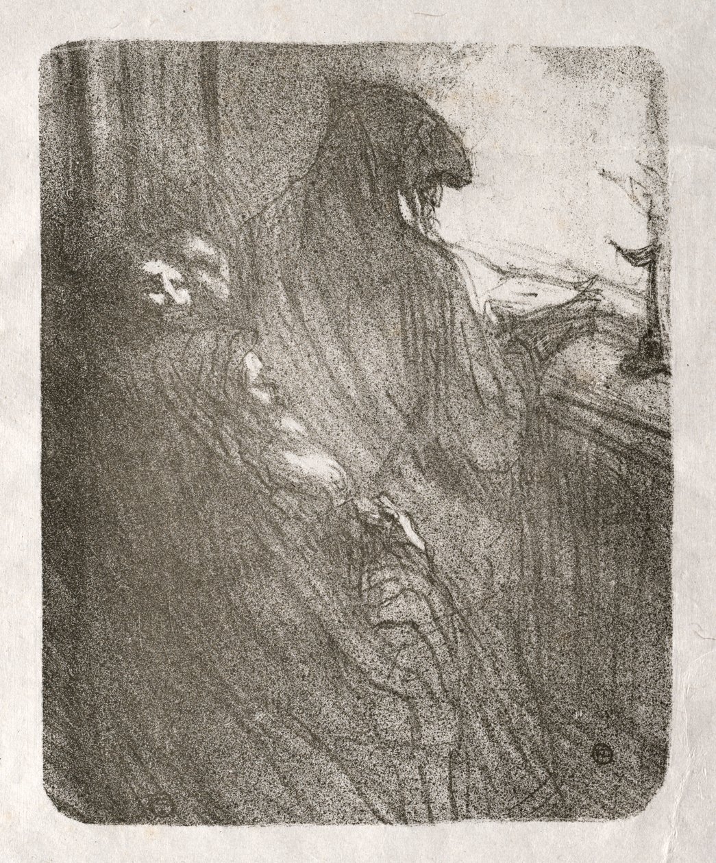 Vid foten av Sinai: De polska judarnas bön av Henri de Toulouse Lautrec