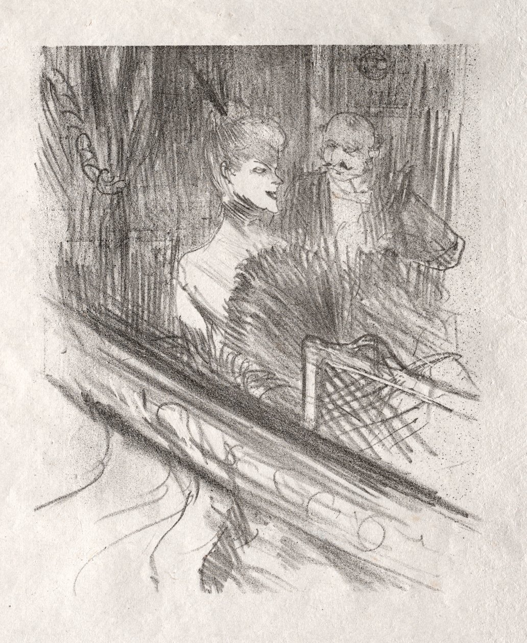 Vid foten av Sinai: Baron Moïse av Henri de Toulouse Lautrec