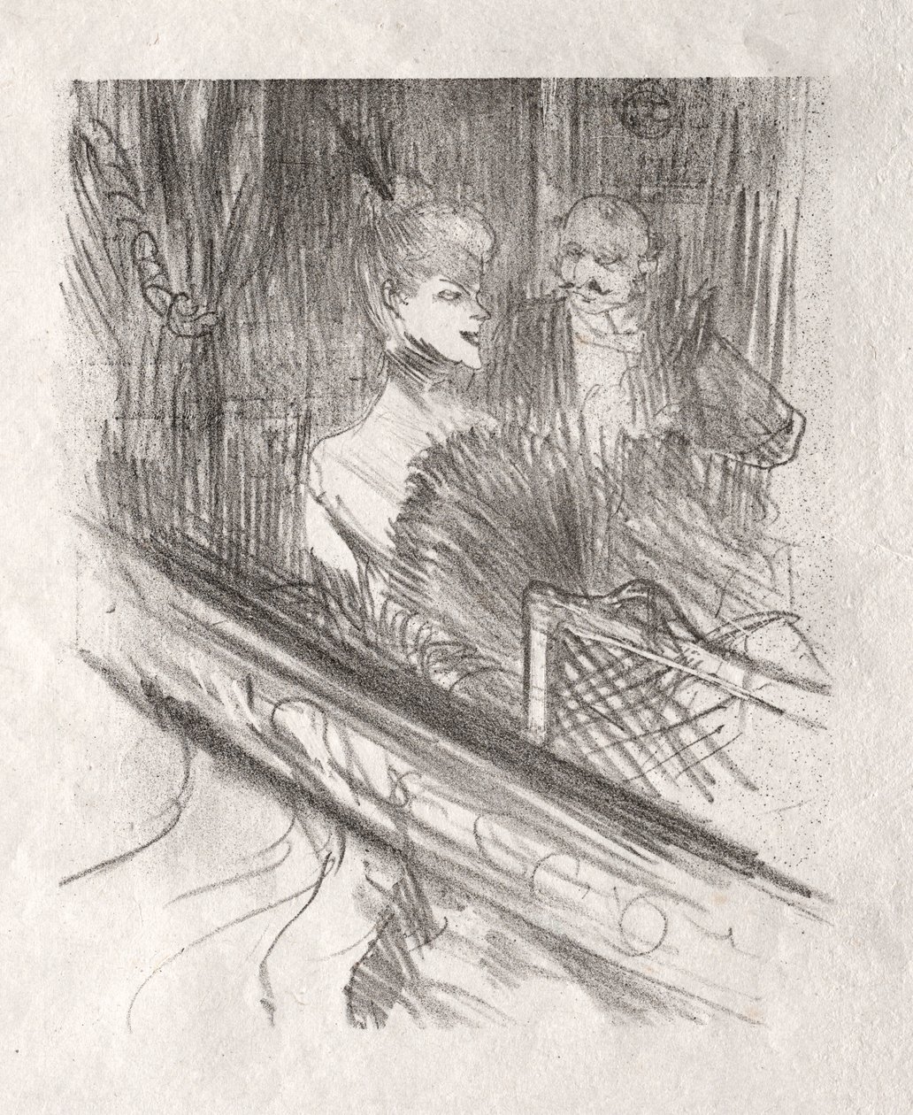 Vid foten av Sinai: Baron Moïse, 1898. av Henri de Toulouse Lautrec