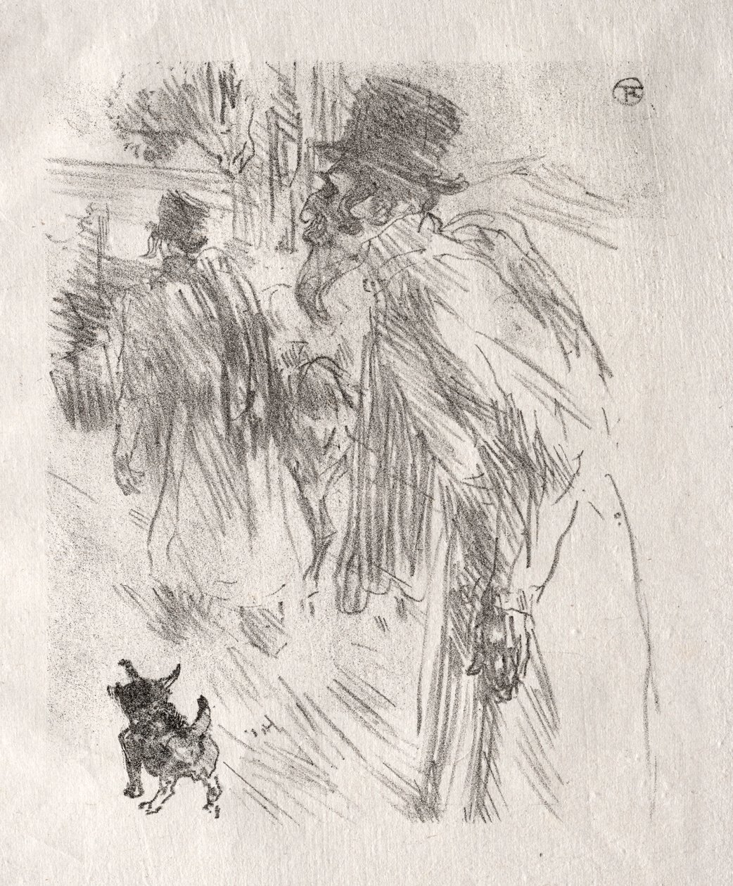 Vid foten av Sinai: De polska judarna, Carlsbad, 1898. av Henri de Toulouse Lautrec