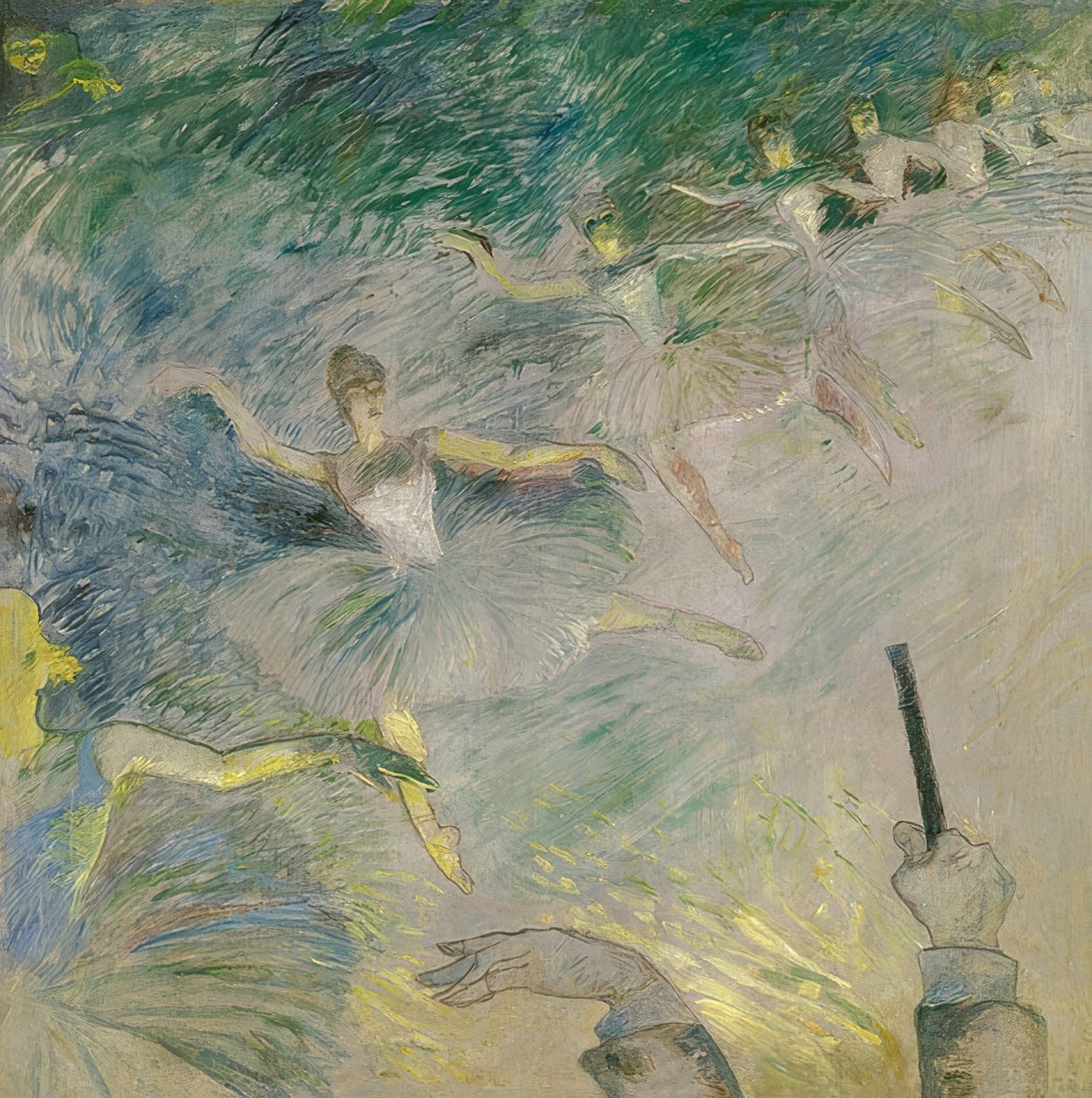 Balettdansare. 1885/86 av Henri de Toulouse Lautrec