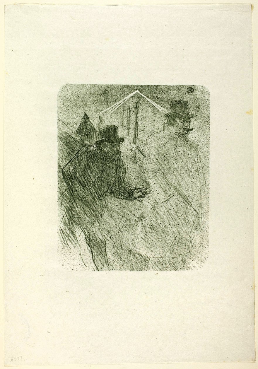 Baron Moïse Begging, från Au Pied du Sinaï av Henri de Toulouse Lautrec