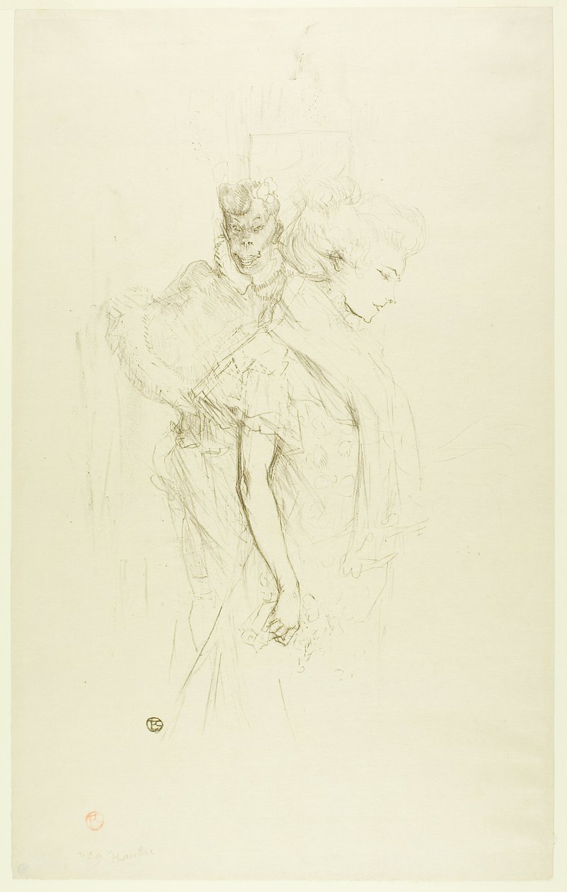 Vit och svart av Henri de Toulouse Lautrec