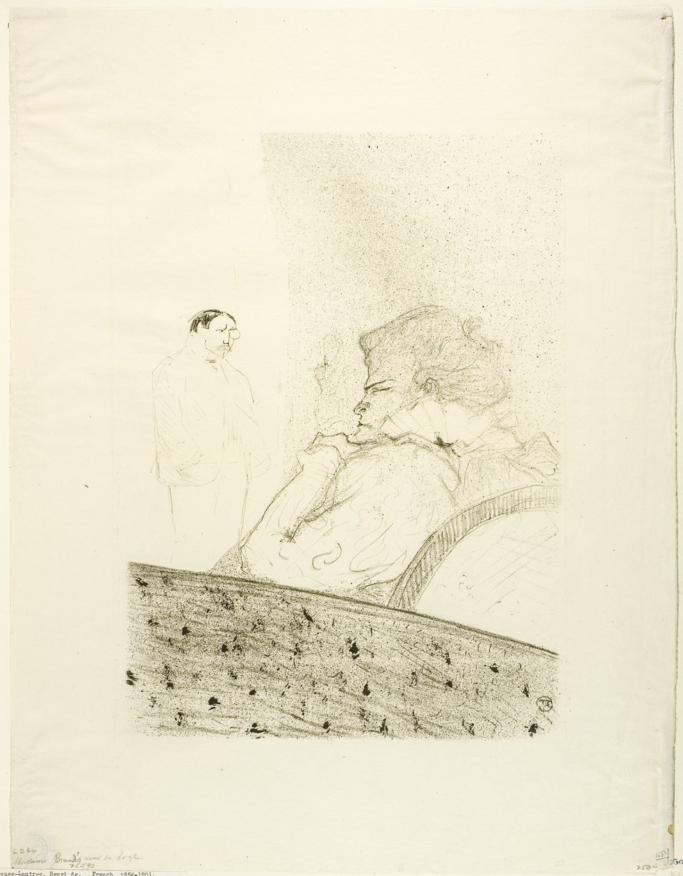 Brandès i sin låda av Henri de Toulouse Lautrec
