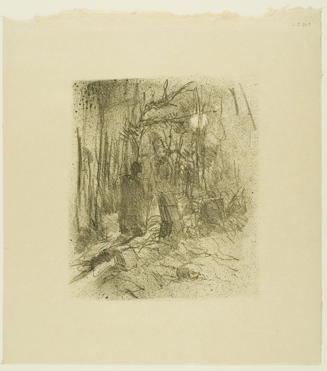 Busk Cemetery, från Au Pied du Sinaï av Henri de Toulouse Lautrec