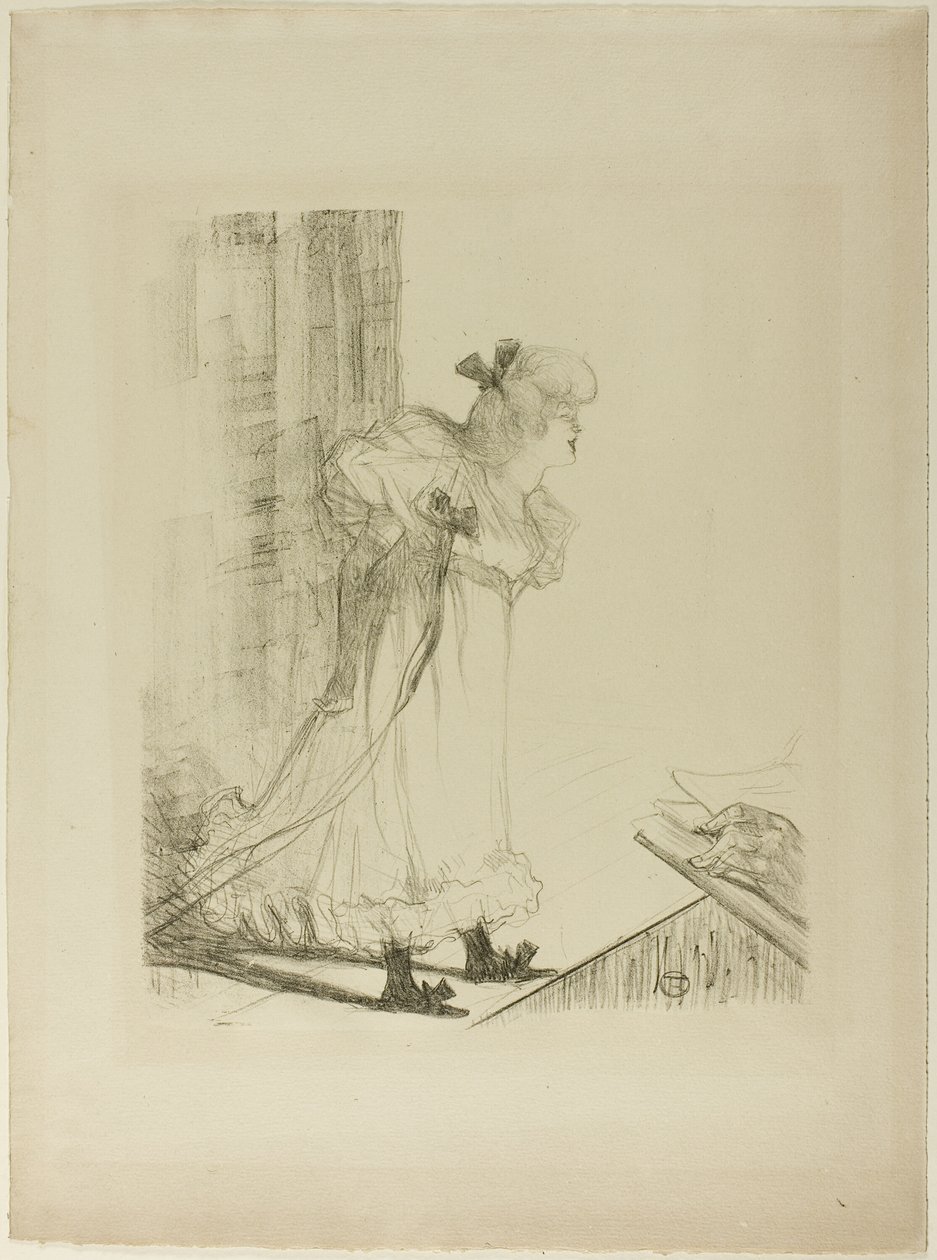 Cabaretsångare av Henri de Toulouse Lautrec