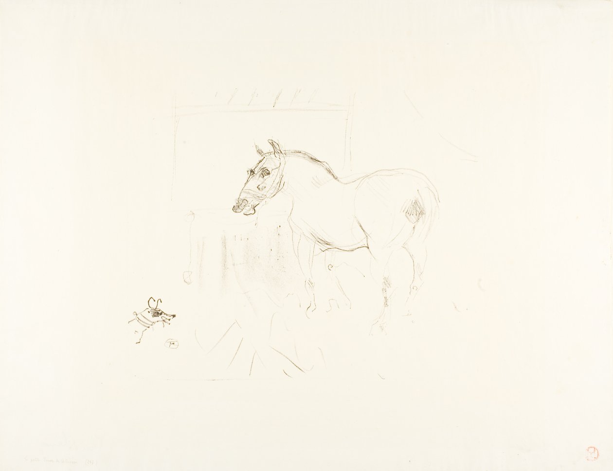 Calmèses lilla ponny av Henri de Toulouse-Lautrec