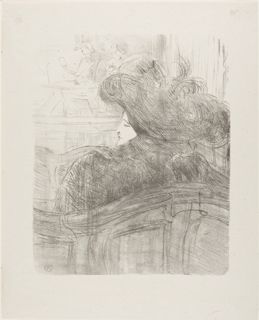 Cléo de Mérode, från Tretton litografier av Henri de Toulouse Lautrec