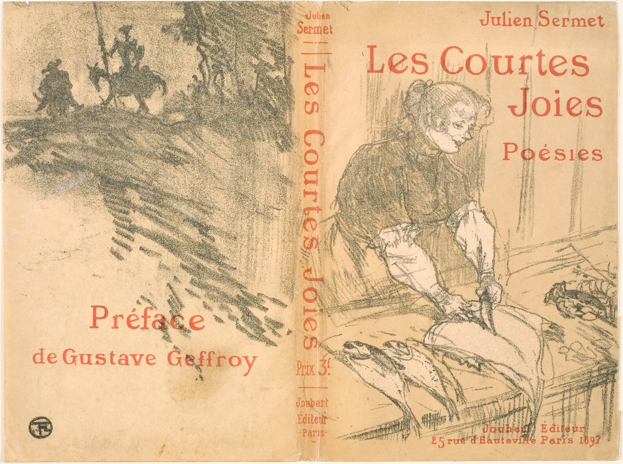 Omslag till The Short Joys av Henri de Toulouse Lautrec