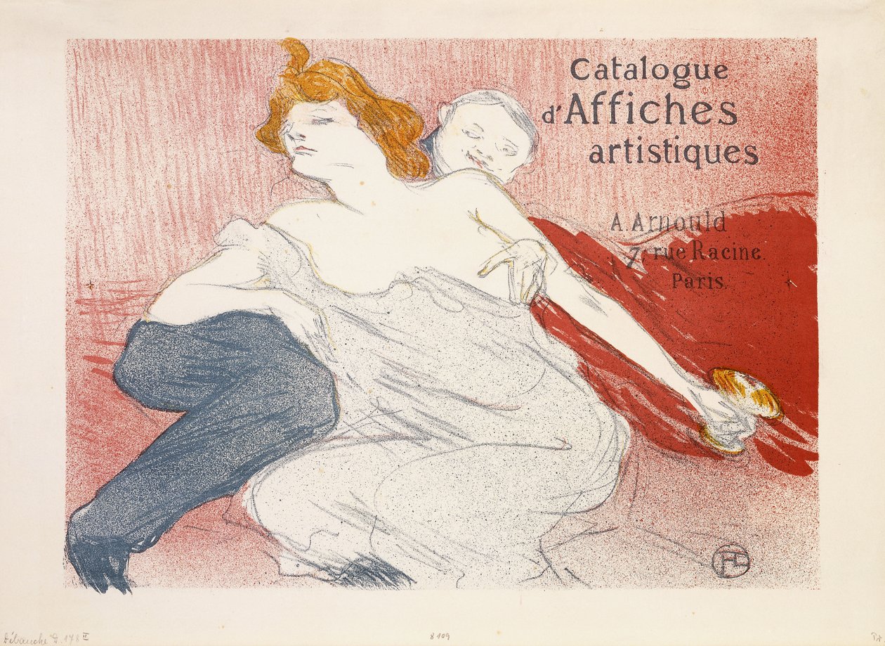 Debauche, andra plattan, 1896 av Henri de Toulouse Lautrec