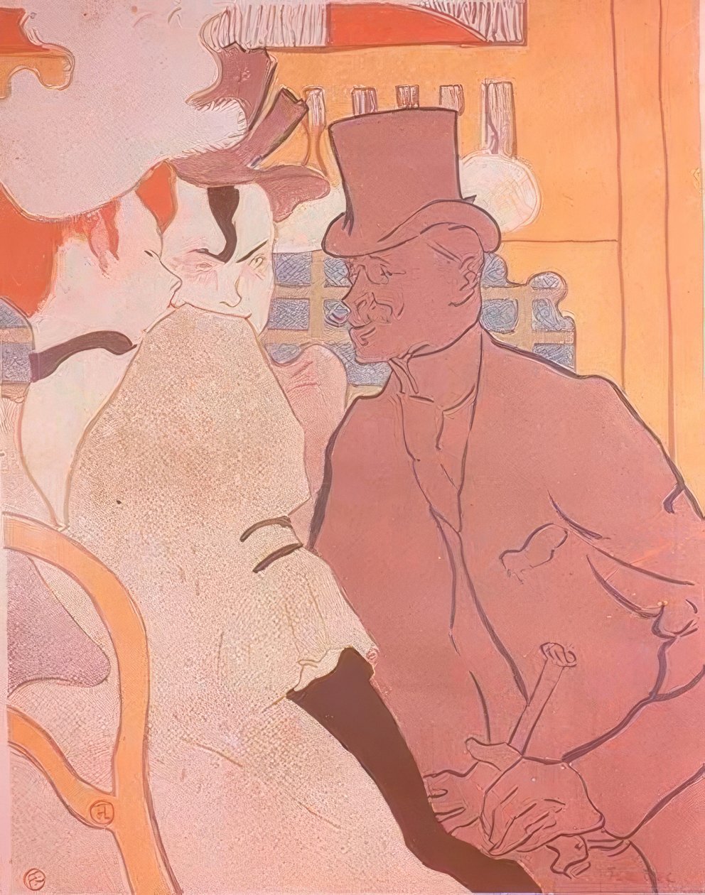 Engelsmannen i Moulin Rouge av Henri de Toulouse Lautrec