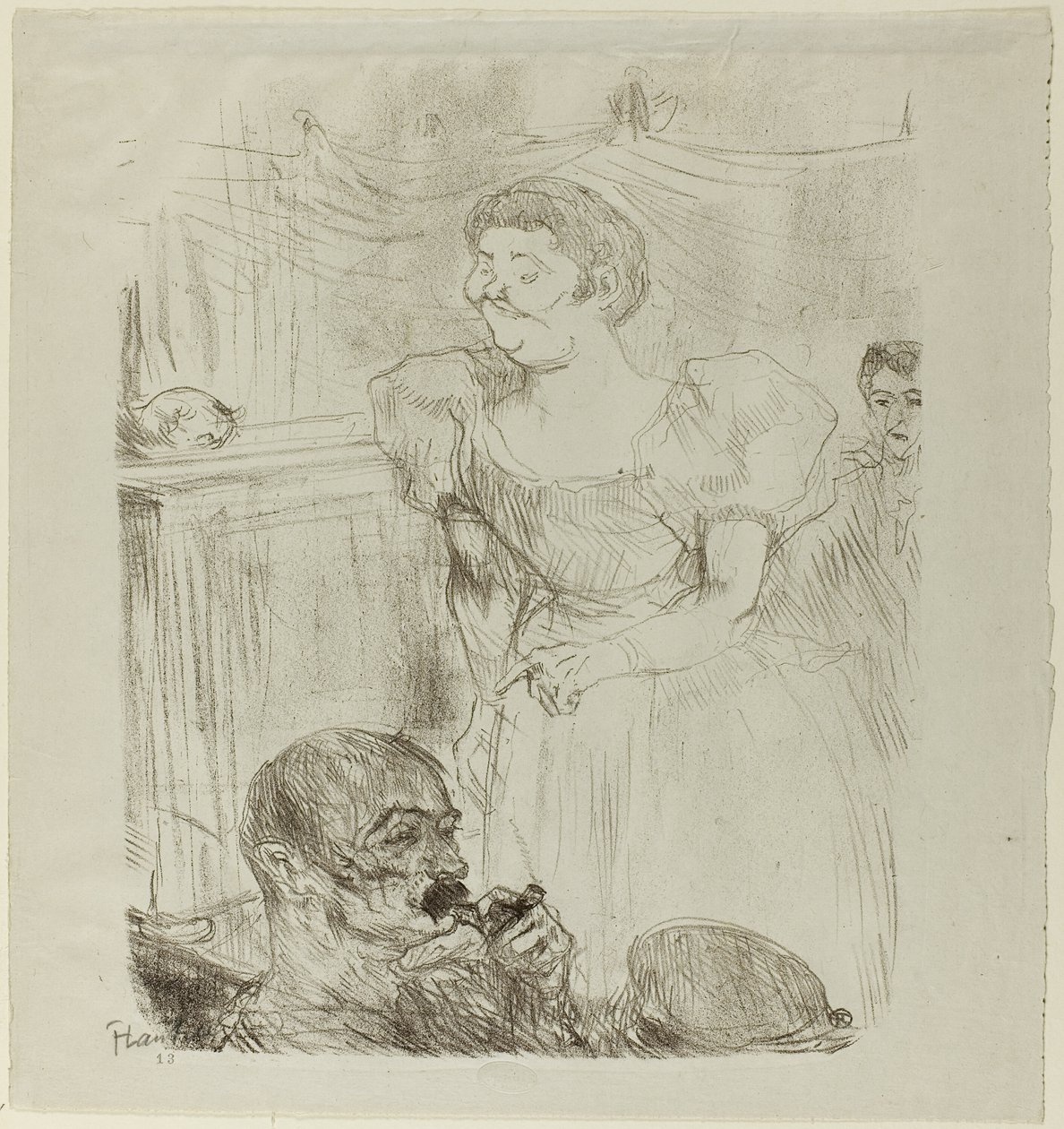 Di ti Fellow, engelsk sångare i en café-konsert av Henri de Toulouse Lautrec